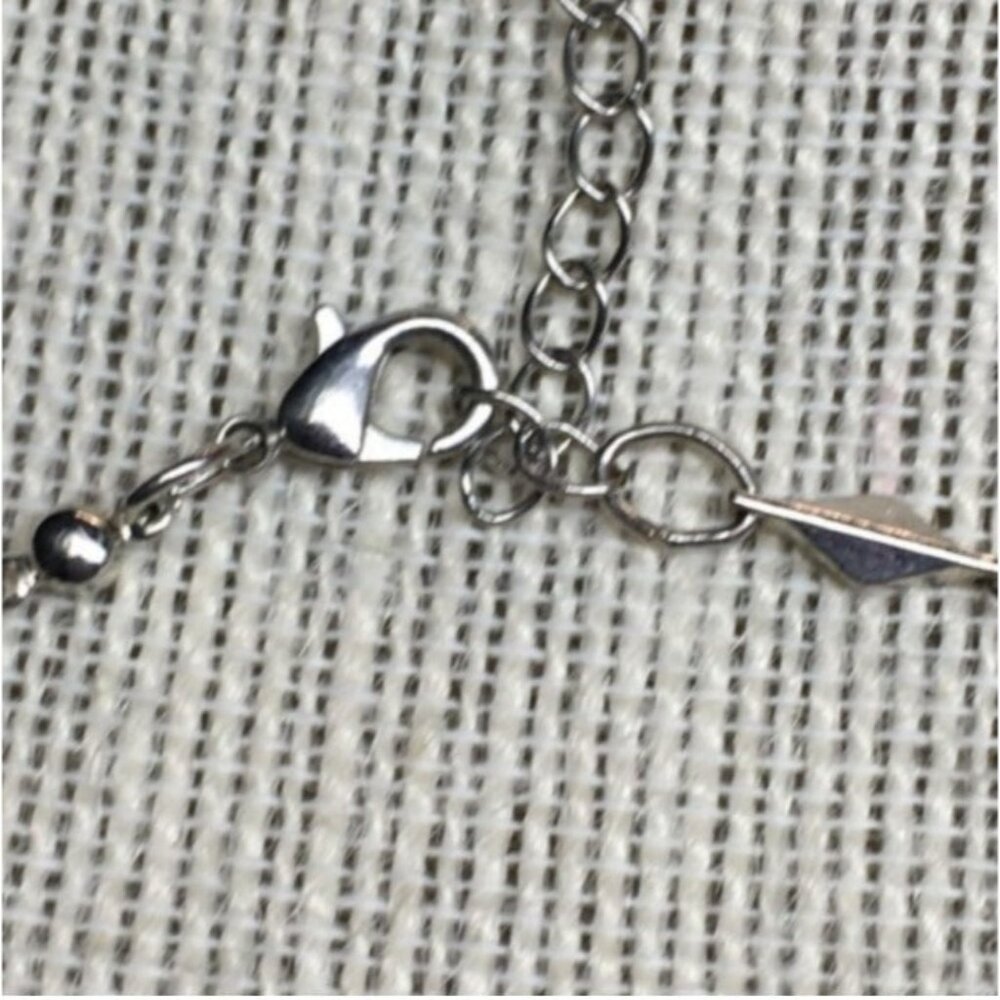 Diamond Anklet Ankle Bracelet Choker Necklace 12 In Silver Chain Retro Vintage - Picture 3 of 5